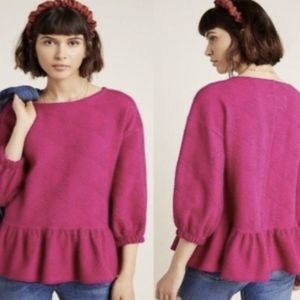 NWT Anthro Maeve Mikayla Peplum Anthropologie